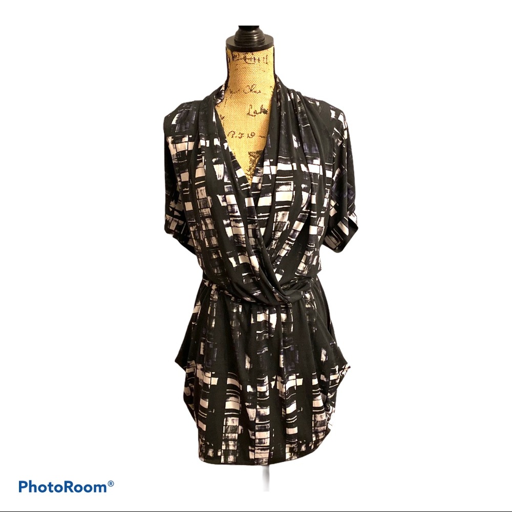 Rachel Rachel Roy Dress Stretch with Pockets Large